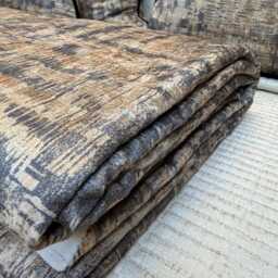 Mahali Gold Bed Runner Prestigious Textiles Luxury Brown Throw Comforter Double/King Super Handmade To Order - thumbnail 2