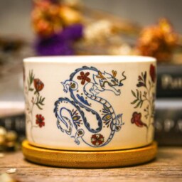 Mini Year Of The Dragon Ceramic Succulent Planter, Cactus Housewarming Gift, Home D??cor, Birthday Holiday Gift - thumbnail 2