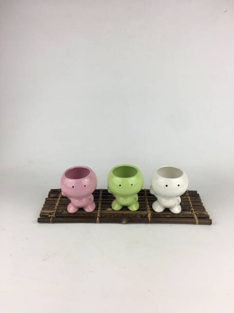 Kiddie Ceramic Succulent Planter, Baby Shower Gift, Desk Decor - image 1