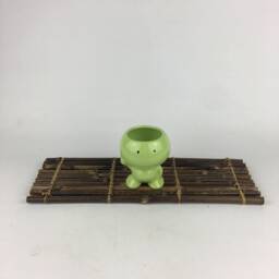 Kiddie Ceramic Succulent Planter, Baby Shower Gift, Desk Decor - thumbnail 4