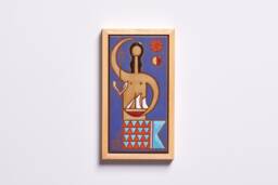Mermaid Ceramic Tile Handmade Wall Art Newborn Gifts Kids Room Ocean Day Sea Life Outdoor Decor Mosaic Baby Shower World Towel Ladder - thumbnail 1