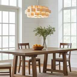 L10B, 60-70cm Handmade Wood Pendant Lamp, Birch Veneer. Ceiling Design Hanging Chandelier Light - thumbnail 4