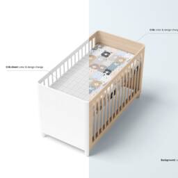Crib Sheet Mockup Set - thumbnail 3