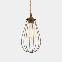 Vox Vintage Cage Pendant Light, Colour Options 4.5 - thumbnail 1