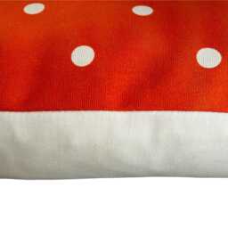 2 X Dotty Spot Sunset Orange Spotty Polka Dots Scatter Pillow Cushion Covers - thumbnail 4