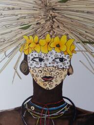 Kijana - Surma - Suri Mursi Omo Valley Indigenous Ethiopian African Tribe Art Print - thumbnail 1