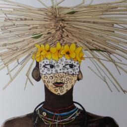 Kijana - Surma - Suri Mursi Omo Valley Indigenous Ethiopian African Tribe Art Print - thumbnail 2