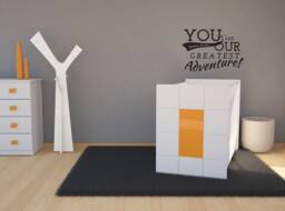 Personalized Adventure Quote Wall Decal - Custom Nursery Decor - thumbnail 1