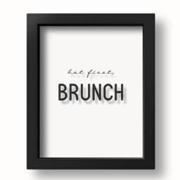 Transparent But First Brunch Print Decorations Kitchen Decor Home Wall Art Mother Gift Grandmother - thumbnail 2