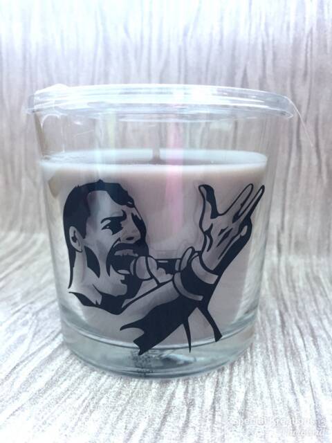 Queen Freddie Mercury Candle. Gift. Birthday. Friendship. Thank You. Wedding. Valentines Day. Mothers Fathers Day - image 1