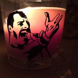 Queen Freddie Mercury Candle. Gift. Birthday. Friendship. Thank You. Wedding. Valentines Day. Mothers Fathers Day - thumbnail 2