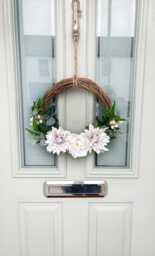 Diy Floral Wreath Kit Peony, Dahlia & Eucalyptus Craft - 30cm - thumbnail 1