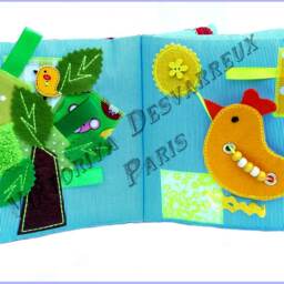 Toddler Quiet Book, Montessori, Busy Book, Rainbow Toys, Baby Cloth Activity Personalized Name, Shower Gifts, Learning Toy - thumbnail 2