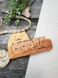 Cats Animal Puzzle, Animal Wood Toys, Wooden Figures, Game Wooden, Kids Christmas Eco Gift