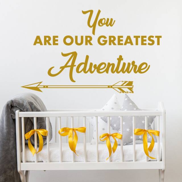 Greatest Adventure Nursery Wall Decal - Arrow Decor Ma255 - image 1