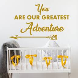 Greatest Adventure Nursery Wall Decal - Arrow Decor Ma255