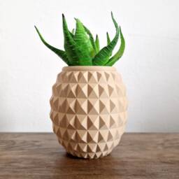 Geometric Pineapple Planter For Modern Succulent & Air Plant Pot - thumbnail 3