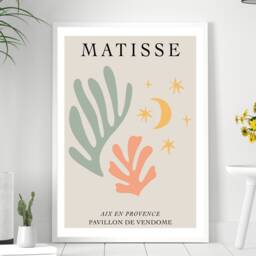 Wall Print Henri Matisse Art Modern Exhibition Abstract - Aix En Provence Poster A5 A4 A3 Framed - thumbnail 3