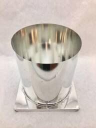 Round Pillar Candle Mold 6In X 6.5In Metal - 3 Wick
