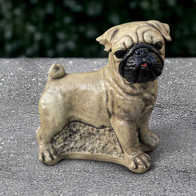 Concrete French Bulldog Sculpture Outdoor Dog Statue Cement Pet Figurine Stone Memorial Ornament Dog Lover Gift Yard Art - image 1
