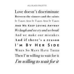 Wait For It From The Musical Hamilton Unframed Song Lyrics Print Gift - thumbnail 2