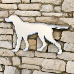Custom Dog Breed Acrylic Mirror Personalized Pet Memorial, Garden Decor - thumbnail 3
