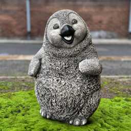 Large Penguin Statue Concrete Sculpture Cement Animal Decoration Stone Antlantic Ornament Penguin Lover Gift Handmade - thumbnail 1