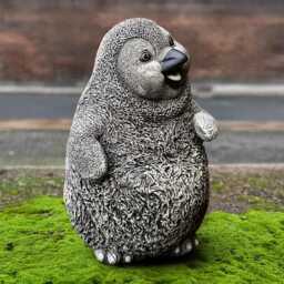 Large Penguin Statue Concrete Sculpture Cement Animal Decoration Stone Antlantic Ornament Penguin Lover Gift Handmade - thumbnail 2