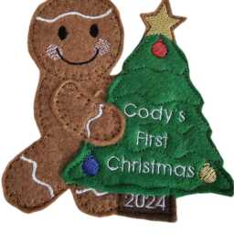 1st Christmas Tree Decoration 2026 First Gingerbread Hanging - thumbnail 3