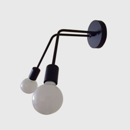 Modern Wall Sconce - Twin Arm Contemporary Lighting Minimalist Hallway Living Room Entryway Ul Listed - thumbnail 3