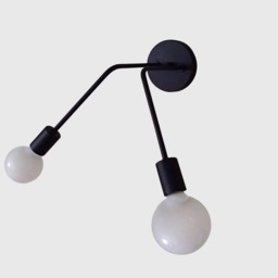 Modern Wall Sconce - Twin Arm Contemporary Lighting Minimalist Hallway Living Room Entryway Ul Listed - thumbnail 2