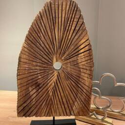 Wooden Statue Home Decor - Abstract Sculpture - thumbnail 3