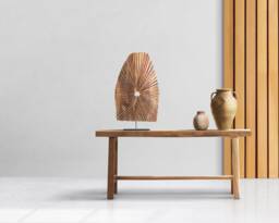 Wooden Statue Home Decor - Abstract Sculpture - thumbnail 1