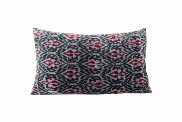 Velvet Ikat Pillow - image 1