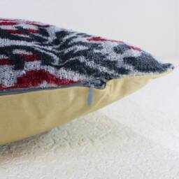 Velvet Ikat Pillow - thumbnail 4