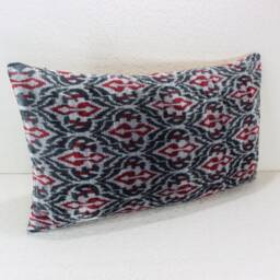 Velvet Ikat Pillow - thumbnail 2