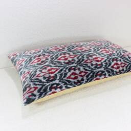 Velvet Ikat Pillow - thumbnail 3
