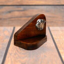 American Bulldog - Wooden Candlestick With Dog, Souvenir, Decoration, Limited Edition, Collection - thumbnail 3