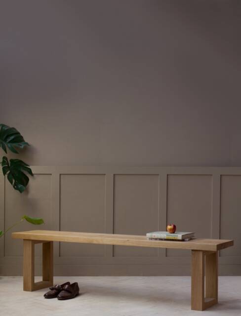 Konk ??? Sage Bench [Wooden Legs] Bespoke Sizes Available Oak Indoor Dining Seat, Modern Low Table - image 1