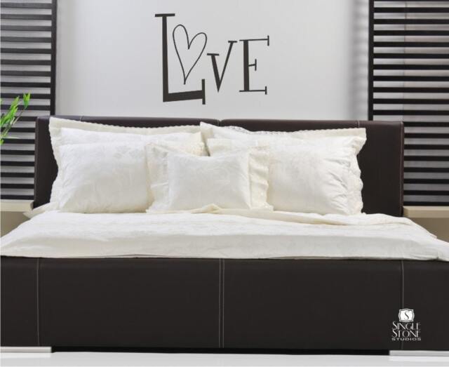 Love Wall Decal - Vinyl Stickers Art Quote Custom Home Decor - image 1