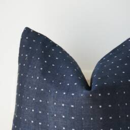Blue Navy Indigo Pillow Cover - thumbnail 2