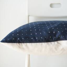 Blue Navy Indigo Pillow Cover - thumbnail 3