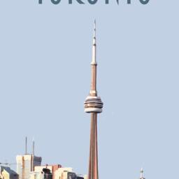 Toronto Travel Poster - Retro Vintage Style Canada Art Print, Artwork, Homeware, Ontario Travel Print - thumbnail 2