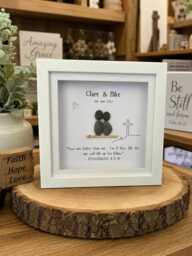 Unique Christian Gift, Personalised Bible Verse Keepsake, Couple Gift Marriage Or Anniversary, Framed Print - thumbnail 1