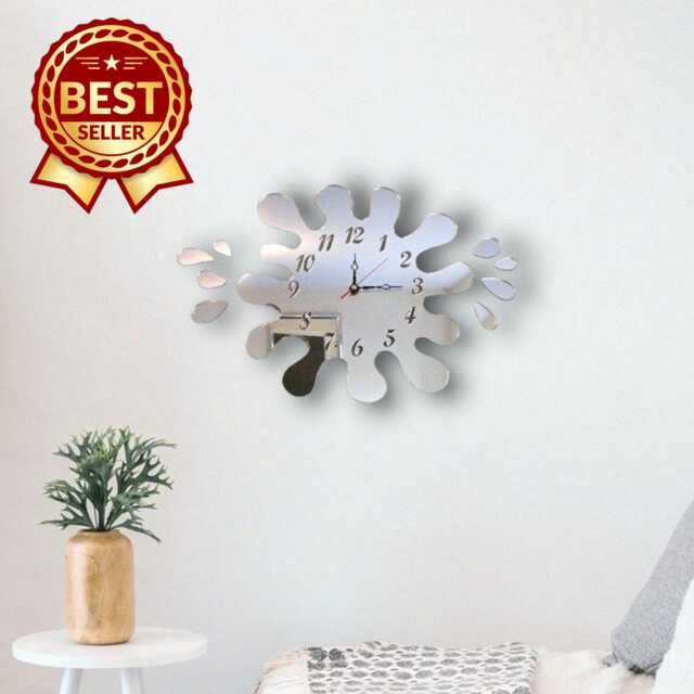 Splash Acrylic Clock - Many Colours Available - Bespoke Shapes & Sizes Made - image 1