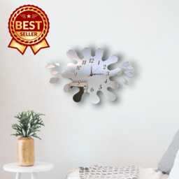 Splash Acrylic Clock - Many Colours Available - Bespoke Shapes & Sizes Made - thumbnail 1