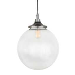 Laguna Clear Globe Bathroom Pendant Light 13.75'' Ip44 - thumbnail 3