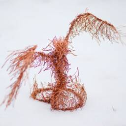 Phoenix Bird, Wire Animal Mythical Creature, Fantasy Art, Figurine, Bird Sculpture, Greek Mythology, Birthday Gift - thumbnail 4
