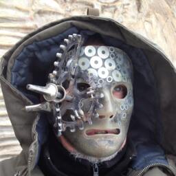 steampunk Mask Metal Techno Masquerade Mask