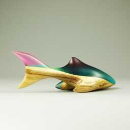 Duo Shark Sculpture - 30 - thumbnail 4